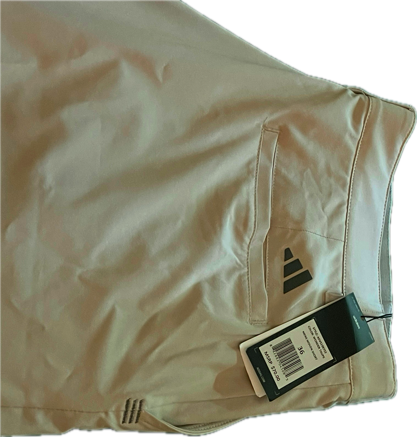 adidas Ultimate365 8.5 Inch Taupe Golf Shorts 2025
