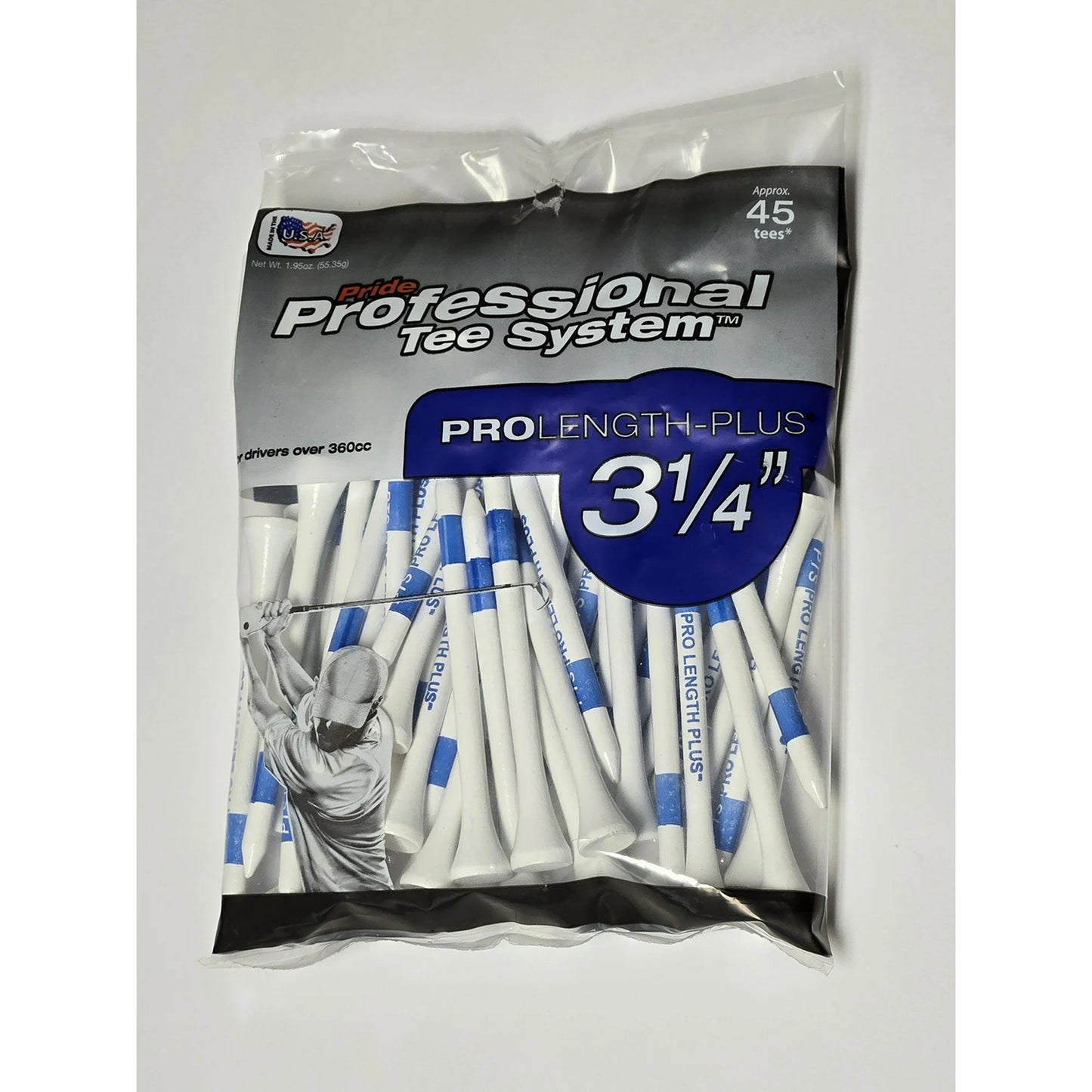 PTS Golf Tees 3 1/4 inches- 45 tee count