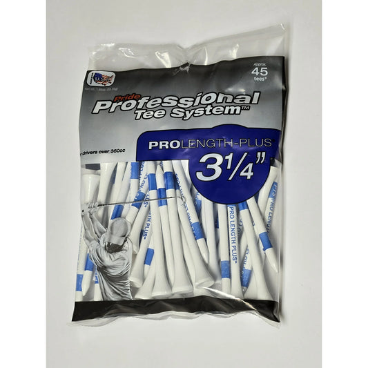PTS Golf Tees 3 1/4 inches- 45 tee count